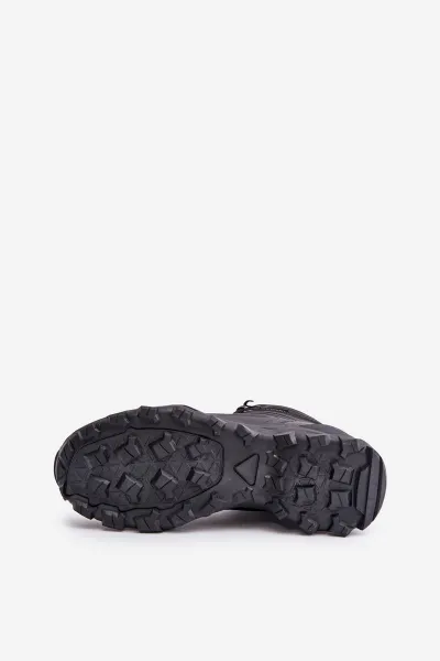 Lightweight insulated men's trekking shoes McBraun waterproof black