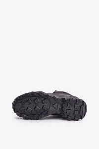 Lightweight insulated men's trekking shoes McBraun waterproof black