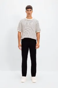 DEFACTO Canvas Chino Pants Standard Fit 4 Pocket Cotton Flexible Straight Leg