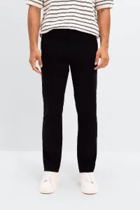 DEFACTO Canvas Chino Pants Standard Fit 4 Pocket Cotton Flexible Straight Leg