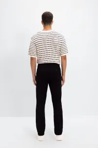 DEFACTO Canvas Chino Pants Standard Fit 4 Pocket Cotton Flexible Straight Leg