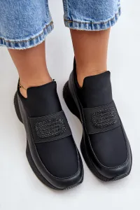 Leather sports shoes black Artiker