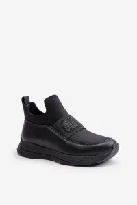 Leather sports shoes black Artiker