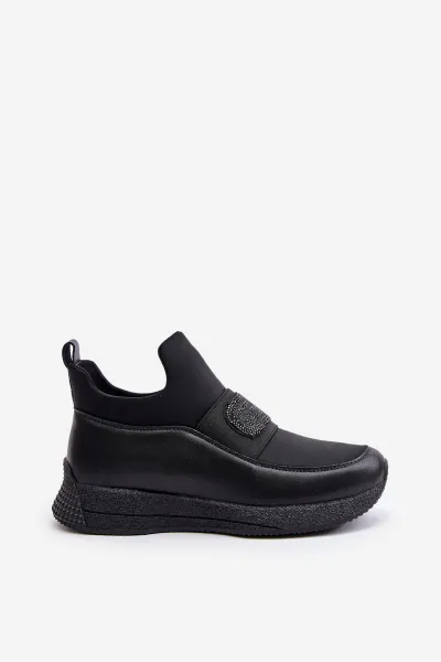 Leather sports shoes black Artiker