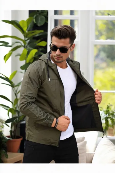 40788 Dewberry Mens Seasonal Coat-Khaki