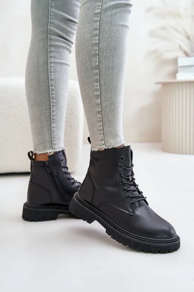Insulated ankle boots Workery women's Big Star black