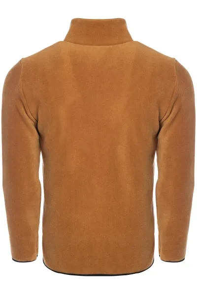 24601 Dewberry 5 Pocket Outdoor Full Zipper Fleece Jacket-CAMEL