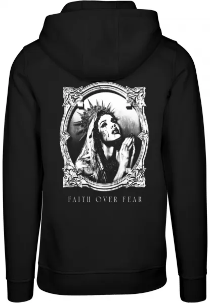 Men's sweatshirt Faith Over Fear black