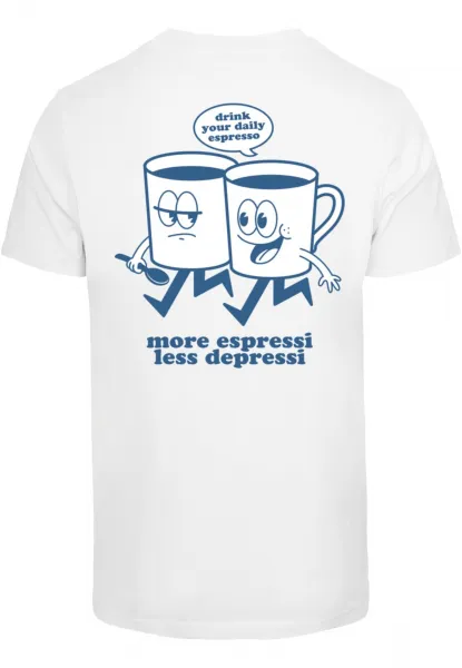 Men's T-shirt More Espressi white