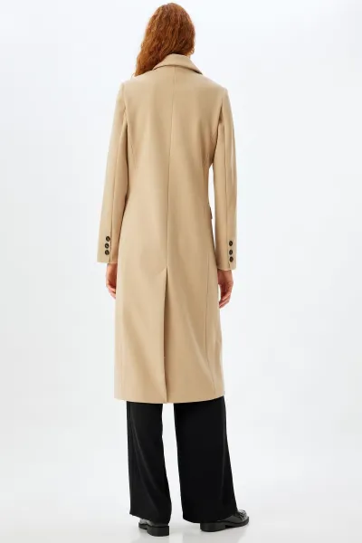 Koton Beige Women's Coat