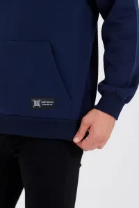 34605 Dewberry Kangaroo Pocket Hoody Mens Sweatshirt-NAVY