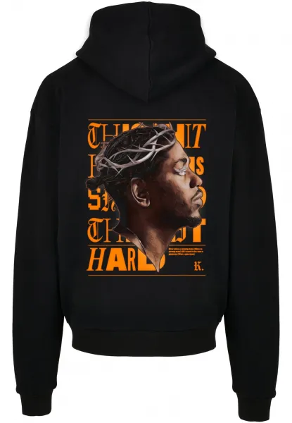 Men's K-Dot Heavy Oversize Hoody black