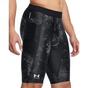 UA HG IsoChill Prtd Lg Sts-BLK