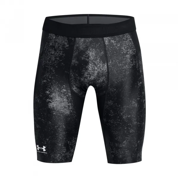 UA HG IsoChill Prtd Lg Sts-BLK