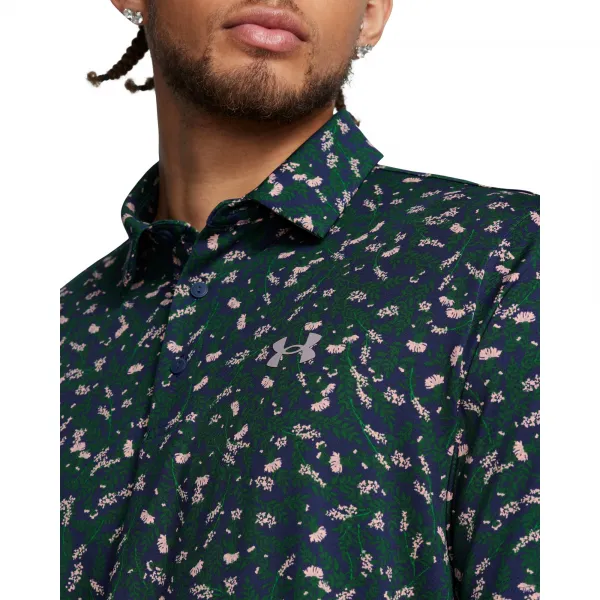 UA Playoff 3.0 Printed Polo-BLU