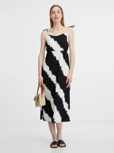 Orsay Black & White Women's Dress - Ladies