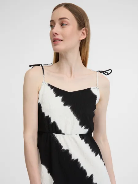 Orsay Black & White Women's Dress - Ladies