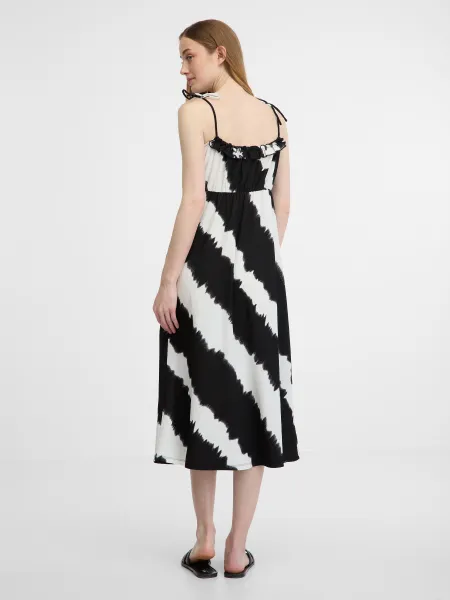Orsay Black & White Women's Dress - Ladies