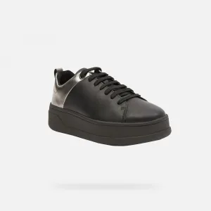 Black women's sneakers Geox Spherica Ecub-2 - Women's