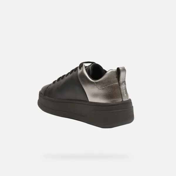Black women's sneakers Geox Spherica Ecub-2 - Women's