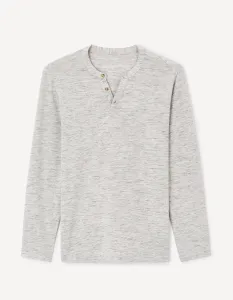 Celio Long Sleeve T-Shirt Fegetiml - Mens