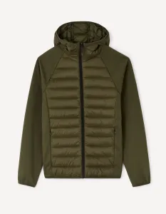 CELIO JUSHELL Pánska bunda, khaki, veľkosť