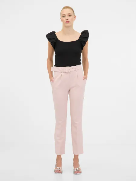 Light Pink Women's Trousers ORSAY - Women's