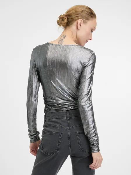 Orsay Silver Women's Long Sleeve T-Shirt - Women's