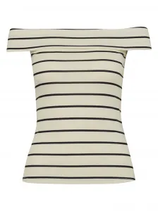 Orsay Women's White/Black Short Sleeve T-Shirt - Women's