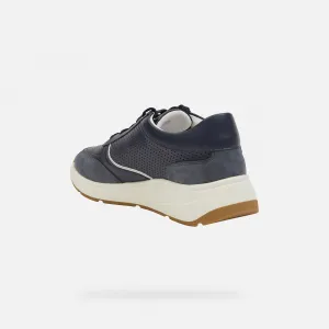 Dark blue women's sneakers Geox Cristael - Women's