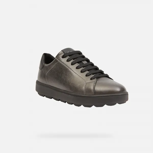 Grey women's sneakers Geox Spherica Ecub-1 - Women's