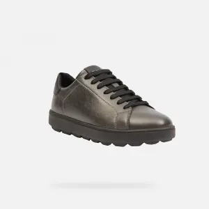 Grey women's sneakers Geox Spherica Ecub-1 - Women's