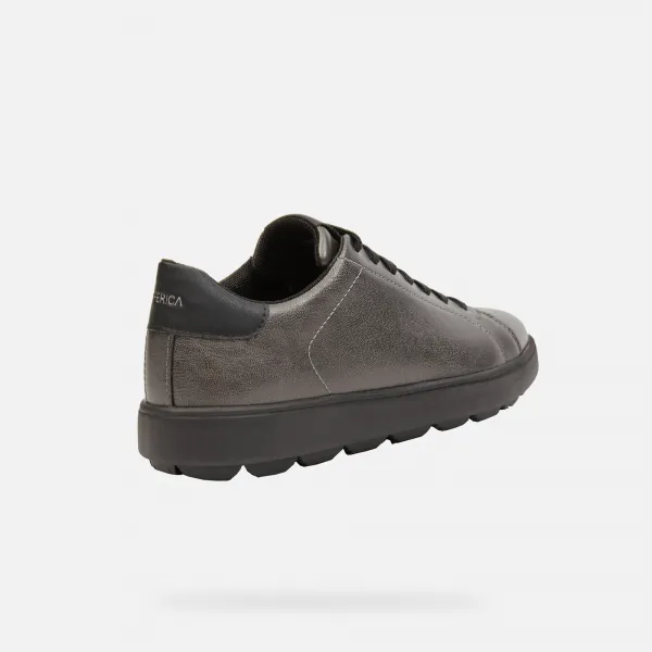 Grey women's sneakers Geox Spherica Ecub-1 - Women's