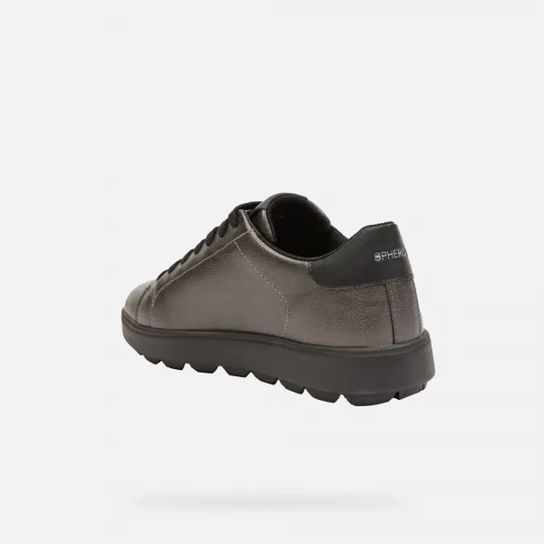 Grey women's sneakers Geox Spherica Ecub-1 - Women's