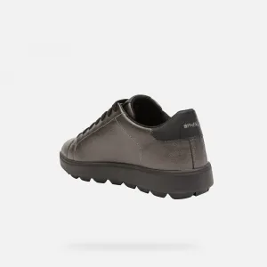 Grey women's sneakers Geox Spherica Ecub-1 - Women's