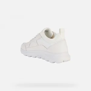 White women's sneakers Geox Spherica - Women's