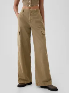 GAP Pants with Pockets Baggy Khaki Cargo - Ladies