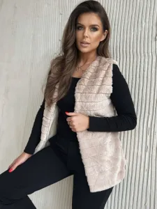 Dievčenská vesta OMBRE Vest VLR008 light beige