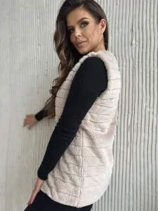 Dievčenská vesta OMBRE Vest VLR008 light beige