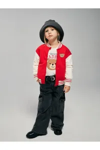 LC Waikiki LCW Kids Embroidered Long Sleeve Girls' College Jacket