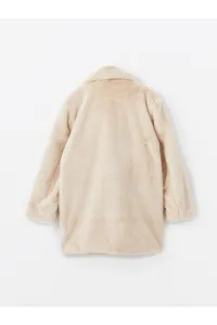 LC Waikiki Jacket Collar Women's Plush Coat