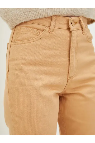 LC Waikiki Yüksel Waist Mom Fit Women's Jeans with Pockets