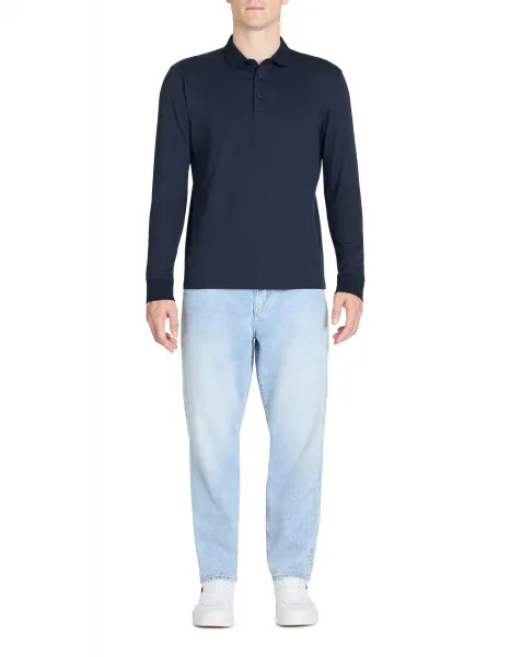 Celio Polo Jebille Long Sleeve T-Shirt - Mens