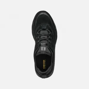 Black Men's Geox Spherica Actif Sneakers - Men's