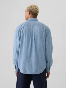 GAP Chambray Shirt with Logo - Men's