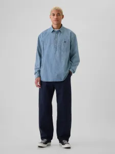 GAP Chambray Shirt with Logo - Men's