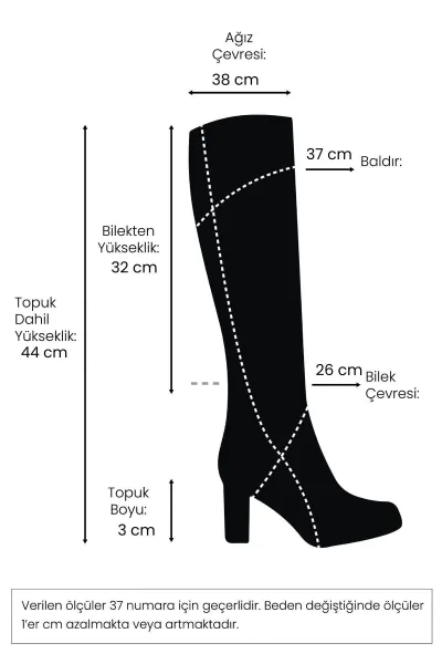 Mio Gusto Parley Black Color No Zipper With Thin, Faux Für Lined Women's Equestrian Boots.