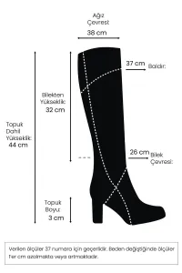 Mio Gusto Parley Black Color No Zipper With Thin, Faux Für Lined Women's Equestrian Boots.