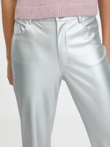 Silver Women's Straight Fit Trousers ORSAY - Women's