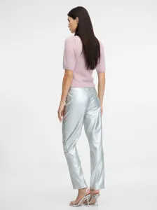 Silver Women's Straight Fit Trousers ORSAY - Women's